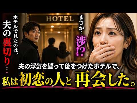 夫の浮気を疑って後をつけたホテルで、私は初恋の人と再会した。