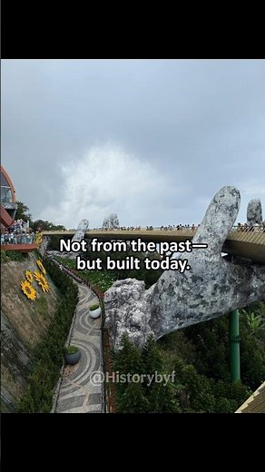 A Bridge Held by Giant Hands #TravelFacts #Architecture
