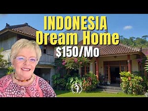 Living in Indonesia — Inside Her Beautiful Home for $150 a Month!