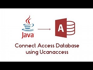 دروس جافا: طريقة الاتصال بقاعدة بيانات اكسس باستخدام ucanaccess كبديل لــ odbc (الجزء الاول)