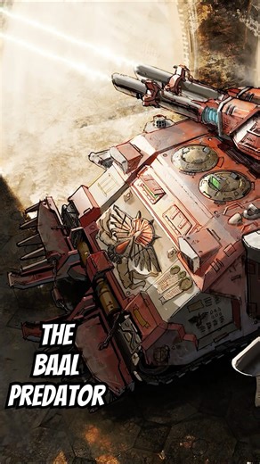 The Mighty Blood Angels Baal Predator and Space Marines Armoured Divisions
