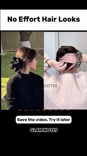 Elegant Low Bun with Scrunchie ✨ Easy 1-Minute Hairstyle #LowBun #ScrunchieBun #EasyHairstyle