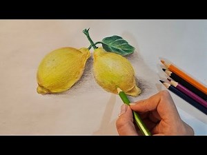"Golden Tips for Drawing a Lemon with Colored Pencils: From Beginner to Pro"