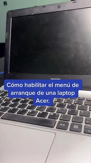 Cómo habilitar el menú de arranque en una laptop Acer