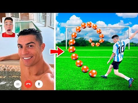 CRISTIANO RONALDO DECIDE MIS RETOS DE FÚTBOL!