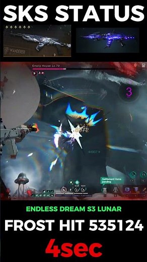 ONCE HUMAN SKS PATHFINDER ELEMENTAL/STATUS FROST HIT 535K🥶#oncehuman