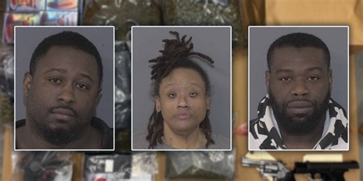 3 arrested after guns, 10 pounds of drugs seized amid alleged armed robbery in Union County