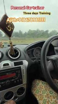 First day training how to drive alone three days training traffic market Road highway driving tips