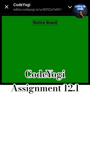 Assignment 12.1 - CodeYogi || HTML || CSS