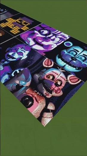 Five Nights at Freddy's Sister Location Funtime Foxy (128 X 128 Blocks) / #minecraft