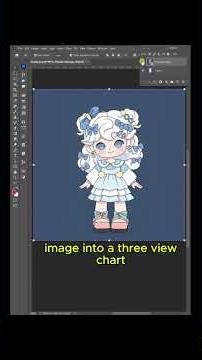 How to use Nano banana Pro flat 2D to 3D for three-view in Photoshop #psaide #photoshop
