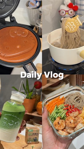 MICHELLE 认证营养师｜XLIMIX ORILEMON PRO 官方授权 🌍 全球包邮 + 零利息分期付款 on Instagram: "上班带饭 🍱 吃得干净健康的便当Day199 今日食谱：低卡虾仁荞麦面🍜燕麦抹茶🍵早餐松饼🥞 原创@KK轻食日记 #减肥减脂吃这些 #减肥减脂食谱 #吃瘦不饿瘦 #我的减脂餐 #减脂餐 #轻食餐 #低脂低卡 #低卡低脂餐 #一周減脂餐不重样 #一人食吃什么 #上班族带饭 #今日便当"