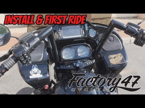 Install/ First Ride Of Factory 47 Handle Bars On My Road Glide