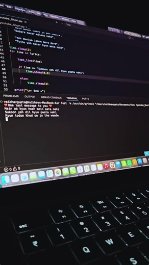 Pal pal x coding ❤️‍🩹 ..............@Talwiinder #coding #vscode #talwiinder #codeeditor