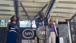 Civil rights attorney Ben Crump, President & Founder of Ben Crump Law PLLC, often called “the Attorney General of Black America”, reminded us that economic justice is civil rights at the 2025 March on Wall Street. Join us in the fight for equity now. 📲 nationalactionnetwork.net 📞 1-877-626-4651 #MarchOnWallStreet #EconomicJustice #PeopleBeforeProfit #EquityNow | Al Sharpton