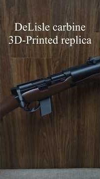 DeLisle carbine 3D-printed replica