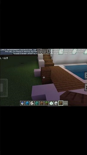 Minecraft Modern house tutorial part 18🏡🏠#shortvideo# like and subscribe ❤️💗