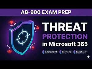 Threat Protection in Microsoft 365 | Defender XDR, ZAP, MSTIC & More | AB-900 Ultimate Course #ab900