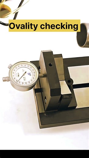 ovality checking of round pipe or tubes #new