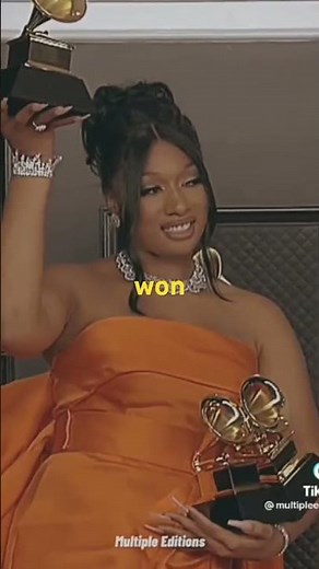 Megan Thee Stallion’s Grammy Takeover Was CRAZY 👀🏆 #hiphopartist #megantheestallion #grammys