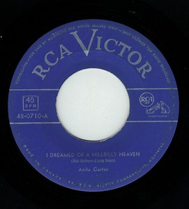 Anita Carter - I Dreamed Of A Hillbilly Heaven / Making Believe