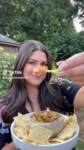 #ad Salsa is a beginner canner’s dream! I am partnering with the makers of @ballcanning to show you how to make their Jalapeno Salsa recipe from the 38th Edition Ball® Blue Book Guide to Preserving. Be sure to grab your canning equipment, some Ball® Half Pint Jars, and follow along. Let me know how you make your salsa in the comments! #BallhomecanningAmbassador #Ballhomecanning #NewellBrands Ball and Ball logotype TMs Ball Corporation, used under license. #gardentok #gardensalsa #salsa #gardenha