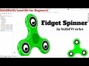 Solidworks tutorial | Design of Fidget Spinner in Solidworks | Design of Fidget Spinner in Solidwork