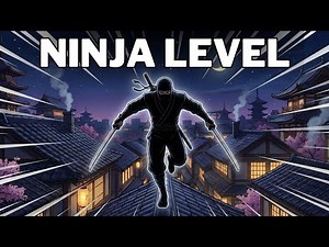 🥷 IMPOSSIBLE NINJA RUN 🌑 Fast Paced Parkour Game 🏃‍♂️ | IMMERSIVE WARM UP 🔥
