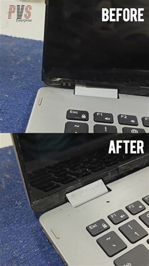 We Fabricated a Broken Laptop — Laptop Before & After #laptoprepair #computer #youtubeshorts