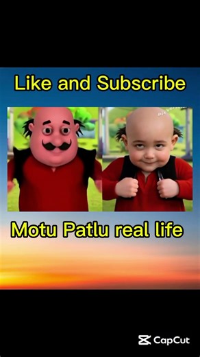 Motu Patlu In Real Life 😂|Motu Patlu Cartoon Real| #motupatlu​ #reallife​ #viralshorts​ #shortsfeed​