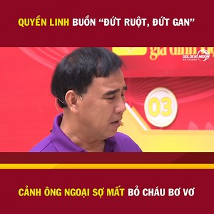 Quyền Linh buồn "đứt ruột, đứt gan" cảnh ông ngoại sợ mất để cháu bơ vơ ------ 👉 Đón xem TẬP 53 MÁI ẤM GIA ĐÌNH VIỆT được phát sóng vào lúc 20h20 THỨ 6 | 06.10.2023 trên kênh HTV7 và phát lại lúc 20h45 trên YOUTUBE GOLDEN MOON NETWORK ----- 📺 Chương trình do Công ty Golden Moon phối hợp với Đài truyền hình TP. HCM thực hiện, được tài trợ bởi Hệ thống siêu thị Vật liệu xây dựng và nội thất Hoa Sen Home (Tập đoàn Hoa Sen) #QUYENLINH #MAIAMGIADINHVIET #MAGDV #TONHOASEN #HOASENHOME #ONGNHUAHOASEN 