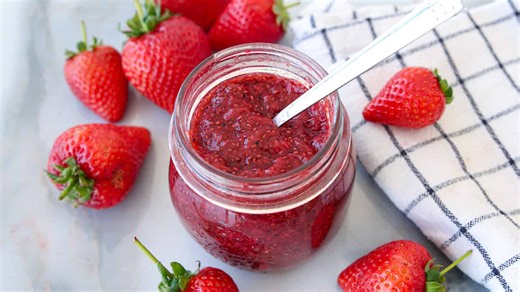 Easy Strawberry Chia Seed Jam