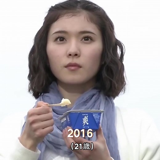 松岡茉優のかわいい顔の変化！おはガールから美女への成長 #顔変化 #可愛い #美女