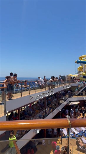 ☀️ It’s an amazing sunny day onboard Carnival Cruise! 🌊 What’s your favorite thing to do on a sunny cruise day, relax by the pool, explore the ship, or enjoy an island adventure? 🏝️ Share your comment below! ⬇️ #pool #CruiseLife #LetTheFunBegin | Carnival Cruise Line Miami Blog