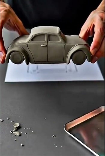 Sculpting a Car: Raw Clay to car Transformation