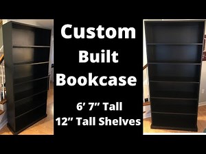 Custom MDF Bookcase build