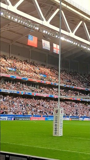 England rugby fans sing 'Swing Low Sweet Chariot' at Rugby World Cup 2023 v Samoa in Lille