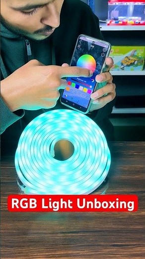 3 Different RGB 🌈 Lights Unboxing! #neonlights #gadgets