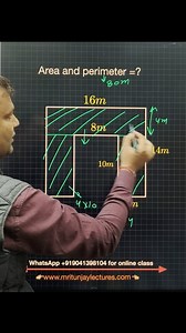 solution find area and perimeter - #area #perimeter #maths #basics #fundamentals #mathematics #satmath #satexam #SATPrep #mathtutorial #LETEXAM #exams #boardexams #mritunjaylectures #olympiedmath | Mritunjay Lectures