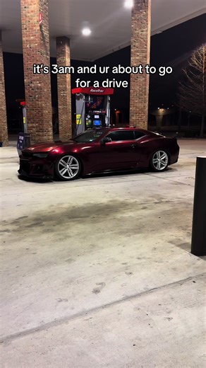 Can’t even push it since texas decided we needed snow #camaro #snow #3am #drive
