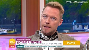 Ronan Keating and the rest of Boyzone on 25 years anniversary record