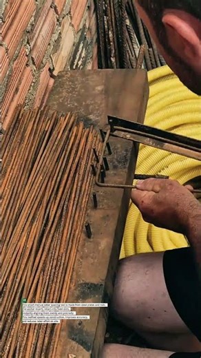 Smart Rebar Spacing Tool | Fast & Precise Steel Bar Alignment in Construction