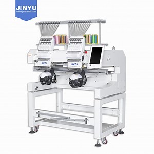 [Hot Item] 2 Heads Jinyu Classic Type Commericial Computerized Embroidery Machine