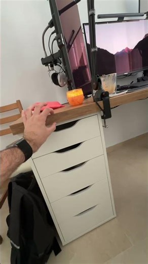 Answering questions about my NEW IKEA DESK #gaming #setup