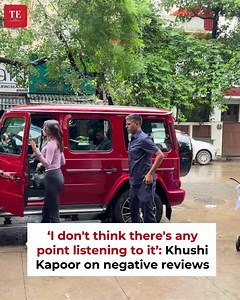 7.7K views · 22 reactions | Actress #KhushiKapoor isn’t chasing noise...