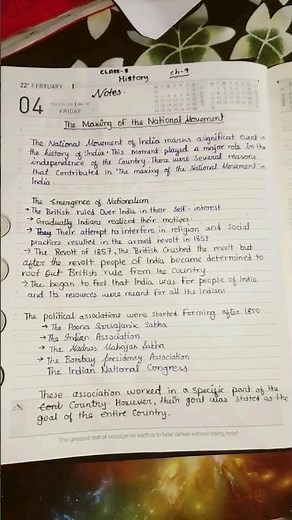 class 8 history chapter 9 the making of national movement notes