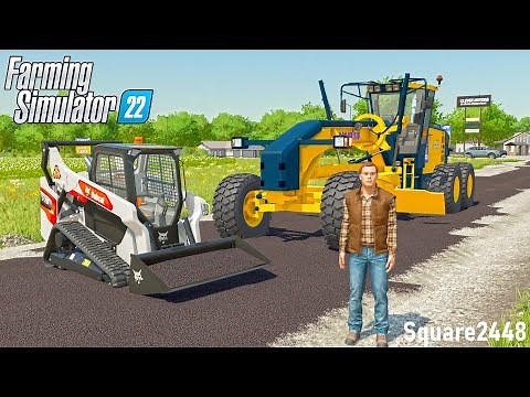 Building An Asphalt Road! (Construction) | Farming Simulator 22