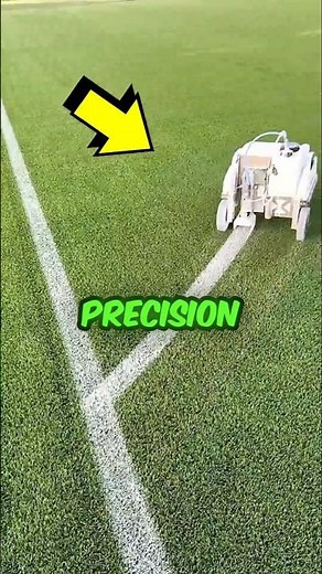 How Do They Make Perfect Football Field LINES? 🤯⚽