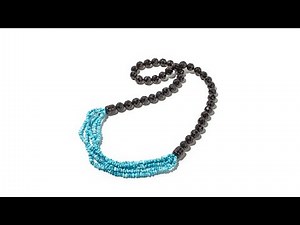 Jay King Turquoise and Gem Necklace and Bracelet Set