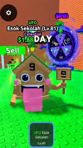 The world's first UFO 🛸 Mutated Esok Sekolah 😱✨️👽 #roblox #escapetsunami #brainrot #brainrotgaming